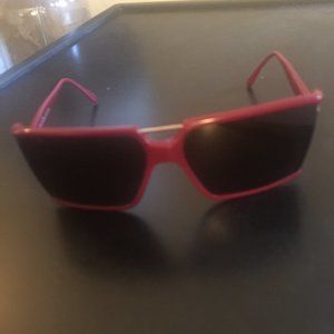 Red Christian Dior Monsieur Glasses